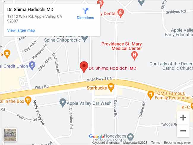 Directions to Primary Care Physician in Apple Valley, CA