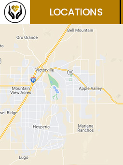 Locations of Dr. Shima Hadidchi MD Family Practice in Victorville, CA and Apple Valley, CA